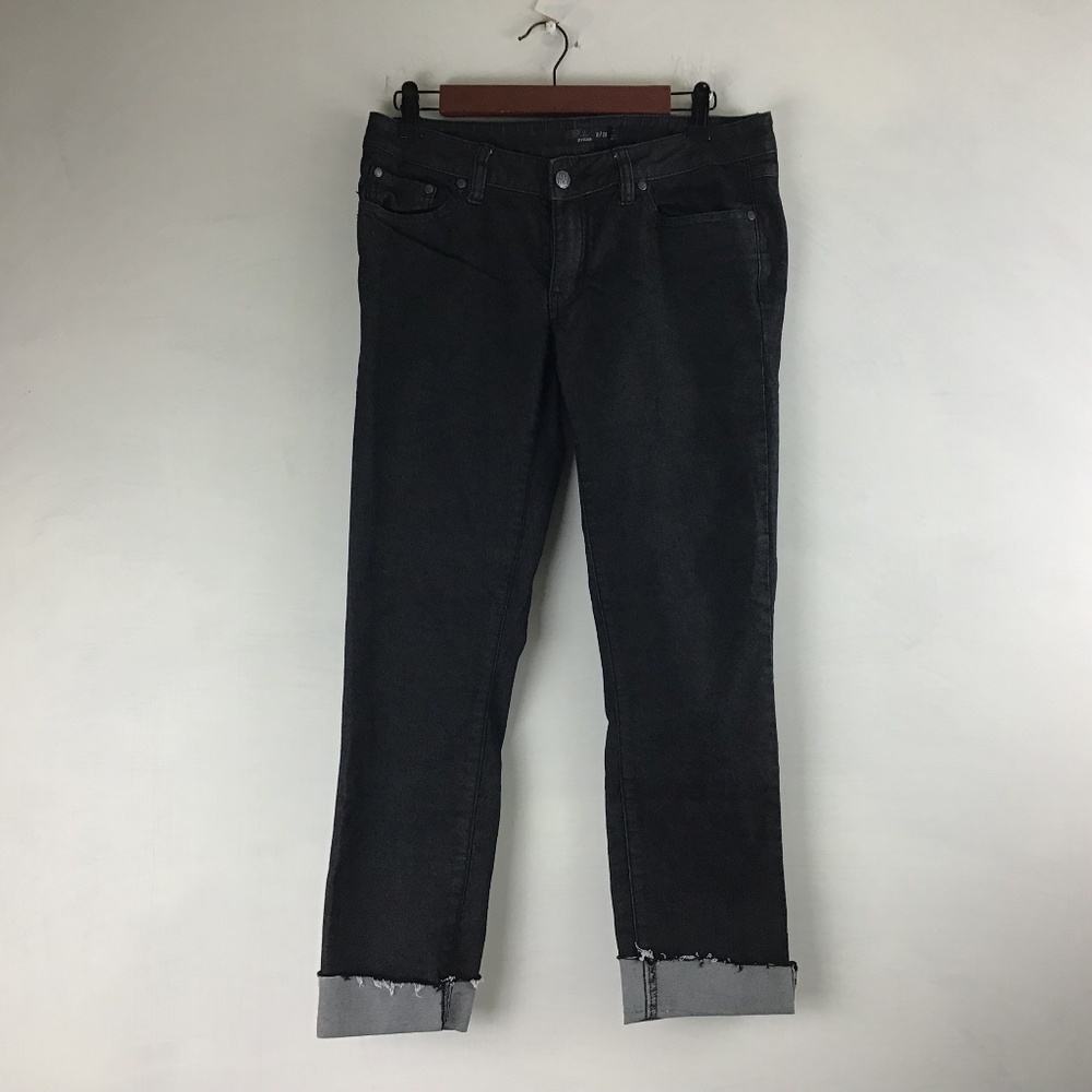 Prana Women’s Cropped Jeans Black  size 8/29 excellent Preowned condition Nice
